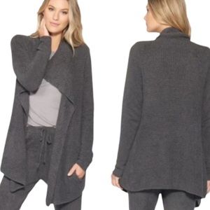 Barefoot Dreams Cozy Chic Lite Knit Island Wrap Cardigan Sz S/M